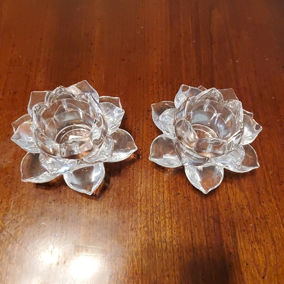 PartyLite Other - Lotus candle holders - set of 2